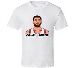 Zach Lavine Portrait T Shirt Zach Lavine Portrait T Shirt