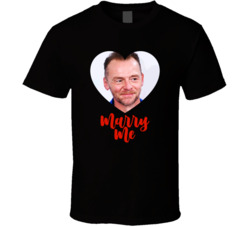 Simon Pegg Marry Me T Shirt