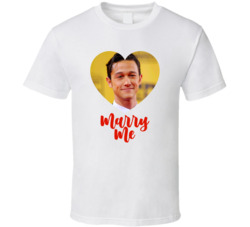 Joseph Gordon Levitt Marry Me T Shirt Joseph Gordon Levitt Marry Me T Shirt