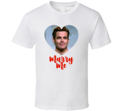 Chris Pine Marry Me T Shirt Chris Pine Marry Me T Shirt