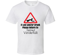 If Lost Or Drunk Return To Jarred Vanderbilt T Shirt