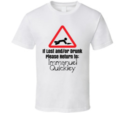 If Lost Or Drunk Return To Immanuel Quickley T Shirt