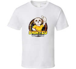 Shih Tzu Coin Worn Look T Shirt