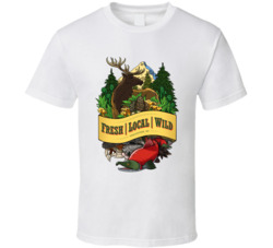 Fresh Local Wild Favorite Restaurant T Shirt