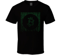 Bitcoin Binary T Shirt Bitcoin Binary T Shirt