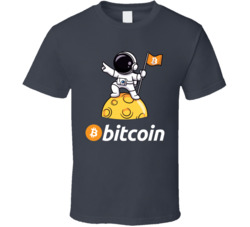 Bitcoin To The Moon Crypto T Shirt