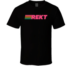 Rekt Crypto Term T Shirt