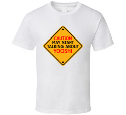 Caution Start Talking About Yooshi Crypto T Shirt Caution Start Talking About Yooshi Crypto T Shirt
