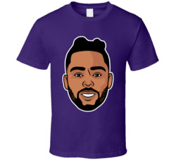 D'angelo Russell Cartoon Big Head T Shirt D'angelo Russell Cartoon Big Head T Shirt