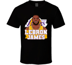 Lebron James Player Cartoon T Shirt Lebron James Player Cartoon T Shirt