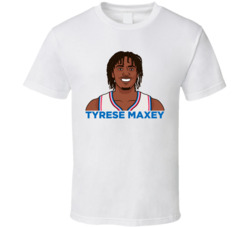 Tyrese Maxey Clipart T Shirt Tyrese Maxey Clipart T Shirt