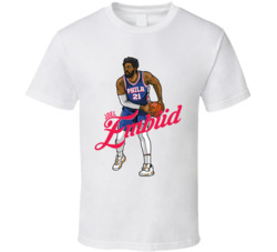 Joel Embiid Script T Shirt Joel Embiid Script T Shirt