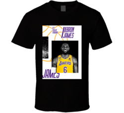 Lebron James Profile T Shirt Lebron James Profile T Shirt