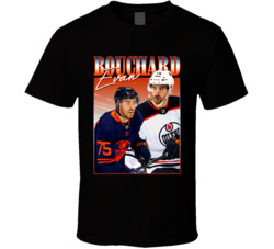 Evan Bouchard 90s Style T Shirt