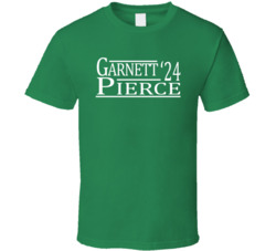 Kevin Garnett Paul Pierce For President '24 Boston Basketball Fan Kevin Garnett Paul Pierce For President '24 Boston Basketball Fan