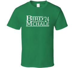 Larry Bird Kevin Mchale For President '24 Boston Basketball Fan T Larry Bird Kevin Mchale For President '24 Boston Basketball Fan T