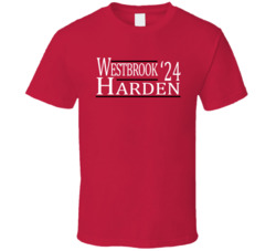 Russell Westbrook James Harden For President '24 Houston Basketba Russell Westbrook James Harden For President '24 Houston Basketba