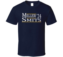 Reggie Miller Rik Smits For President '24 Indiana Basketball Fan Reggie Miller Rik Smits For President '24 Indiana Basketball Fan