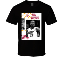 Bam Adebayo Player Profile T Shirt Bam Adebayo Player Profile T Shirt