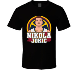 Nikola Jokic Player Protrait T Shirt Nikola Jokic Player Protrait T Shirt