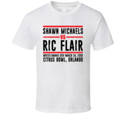 Shawn Michaels Vs Ric Flair Retro Look T Shirt Shawn Michaels Vs Ric Flair Retro Look T Shirt