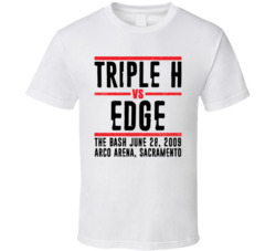 Triple H Vs Edge The Bash Retro Look T Shirt Triple H Vs Edge The Bash Retro Look T Shirt
