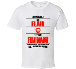 Ric Flair Vs Tatsumi Fujinami Superbrawl I Retro Look T Shirt Ric Flair Vs Tatsumi Fujinami Superbrawl I Retro Look T Shirt