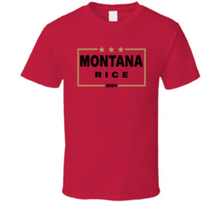 Joe Montana Jerry Rice For President 2024 San Francisco Football Fan T Joe Montana Jerry Rice For President 2024 San Francisco Football Fan T