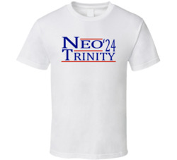 Neo And Trinity For President '24 The Matrix Fan T Shirt Neo And Trinity For President '24 The Matrix Fan T Shirt