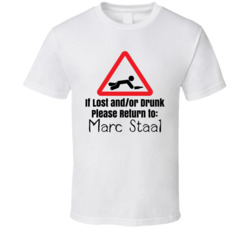 Marc Staal If Lost Or Drunk Return T Shirt Marc Staal If Lost Or Drunk Return T Shirt