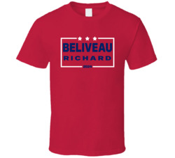 Jean Beliveau Maurice Richard For President 2024 Montreal Hockey Fan T Jean Beliveau Maurice Richard For President 2024 Montreal Hockey Fan T
