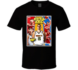 Nikola Jokic Mvp Comic Strip T Shirt Nikola Jokic Mvp Comic Strip T Shirt