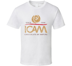 Icam Chocolate Worn Look T Shirt Icam Chocolate Worn Look T Shirt