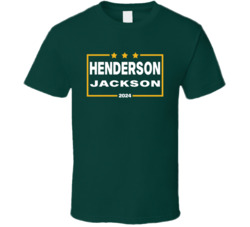 Rickey Henderson Reggie Jackson For President 2024 Oakland Baseball Fa Rickey Henderson Reggie Jackson For President 2024 Oakland Baseball Fa
