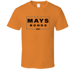 Willie Mays Barry Bonds For President 2024 San Francisco Baseball Fan Willie Mays Barry Bonds For President 2024 San Francisco Baseball Fan