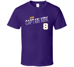 Kirk Cousins 8 Captain Kirk Favorite Player Football Fan T Shirt Kirk Cousins 8 Captain Kirk Favorite Player Football Fan T Shirt