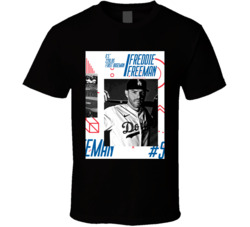 Freddie Freeman Player Profile T Shirt Freddie Freeman Player Profile T Shirt