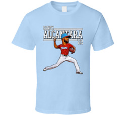 Sandy Alcantara Big Head Cartoon T Shirt Sandy Alcantara Big Head Cartoon T Shirt