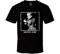 Martin Gore Middle Finger Worn Look T Shirt Martin Gore Middle Finger Worn Look T Shirt