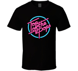 Top Of The Pops Neon Sign T Shirt