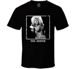 Dee Snider Middle Finger Worn Look T Shirt