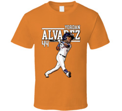 Yordan Alvarez Big Head Cartoon T Shirt Yordan Alvarez Big Head Cartoon T Shirt