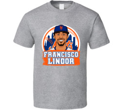 Francisco Lindor Player Portrait T Shirt Francisco Lindor Player Portrait T Shirt
