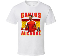 Carlos Alcaraz Spain Flag T Shirt