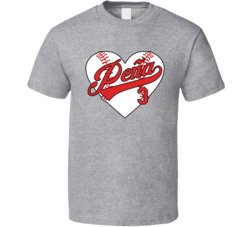 Jeremy Pena Baseball Heart T Shirt Jeremy Pena Baseball Heart T Shirt