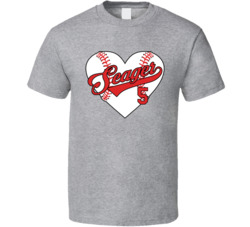 Corey Seager Baseball Heart T Shirt Corey Seager Baseball Heart T Shirt