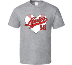 Francisco Lindor Baseball Heart T Shirt Francisco Lindor Baseball Heart T Shirt