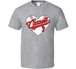 Corbin Carroll Baseball Heart T Shirt Corbin Carroll Baseball Heart T Shirt