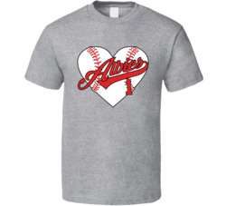 Ozzie Albies Baseball Heart T Shirt Ozzie Albies Baseball Heart T Shirt