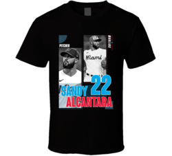 Sandy Alcantara Athlete Graphic T Shirt Sandy Alcantara Athlete Graphic T Shirt